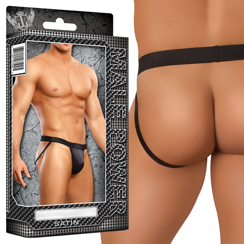 Male Power Satin Lycra Jock Strap L/XL Underwear - Fantasies Boutique