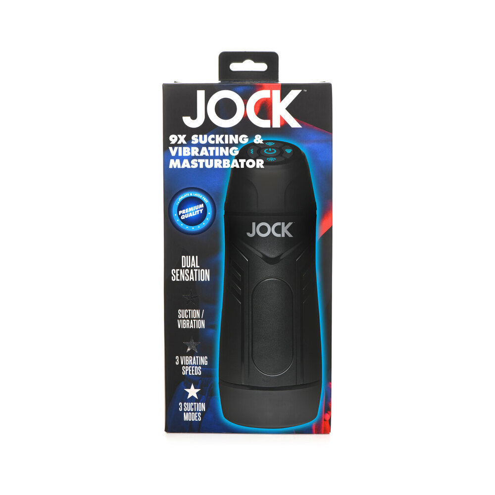 Jock 9X Sucking & Vibrating Masturbator White - Fantasies Boutique