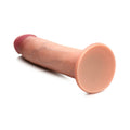 Curve Toys Jock Dual Density 8 in. Silicone Dildo with Suction Cup Light - Fantasies Boutique