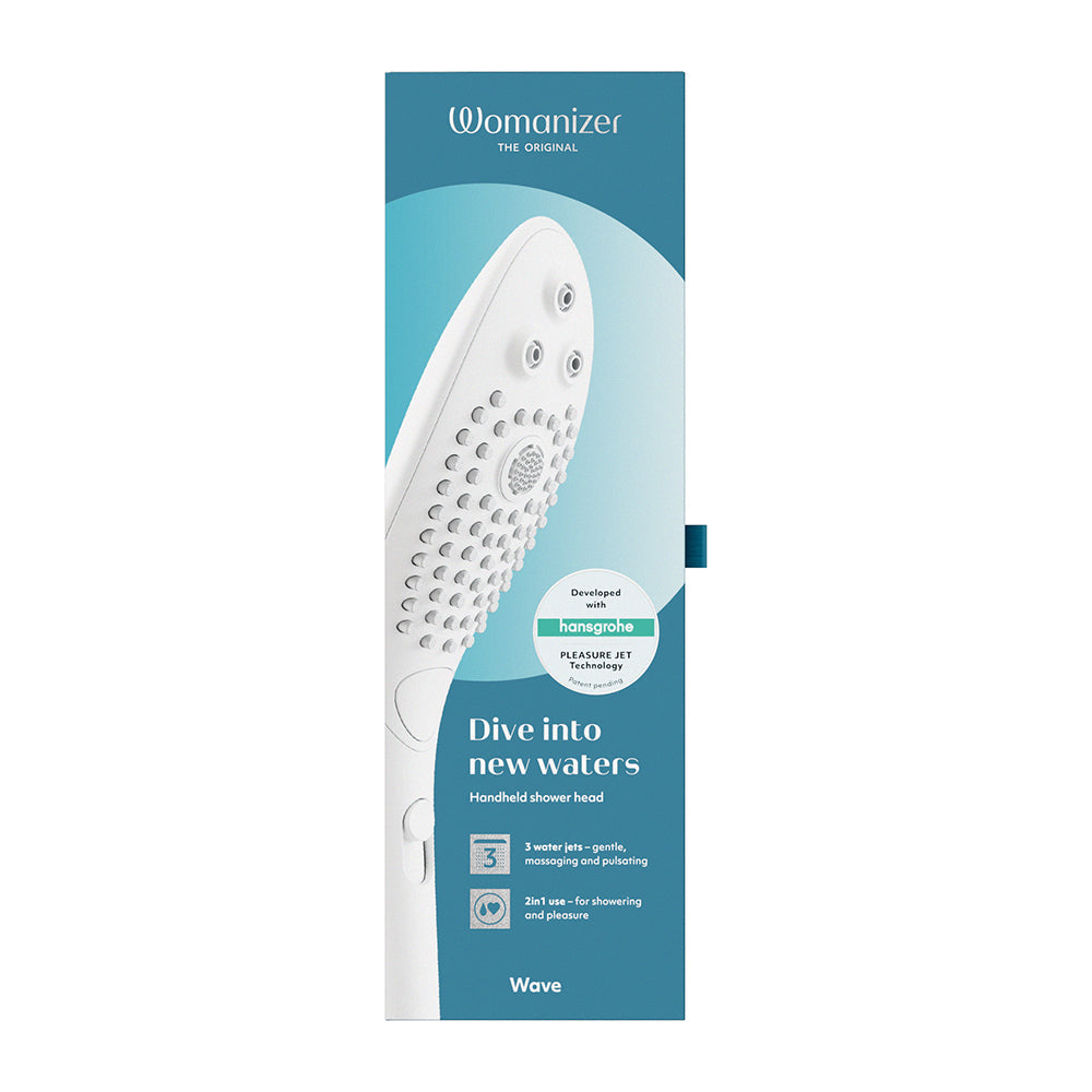Womanizer Wave Shower Head Masturbator White - Fantasies Boutique