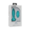 A-Play Thrust Adventurous Rechargeable Silicone Anal Plug with Remote Teal - Fantasies Boutique