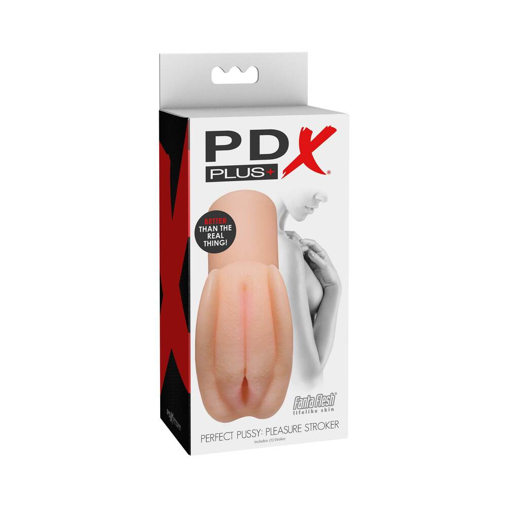PDX Plus Perfect Pussy Pleasure Stroker Beige - Fantasies Boutique