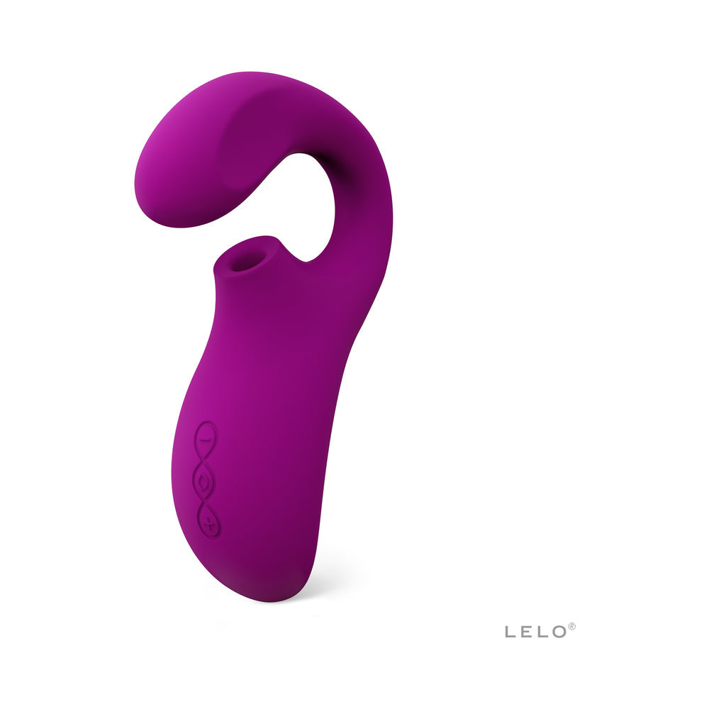 LELO ENIGMA Suction Dual Stimulator Deep Rose - Fantasies Boutique