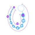 Blush B Yours Basic Beads 12.75 in. Blue - Fantasies Boutique