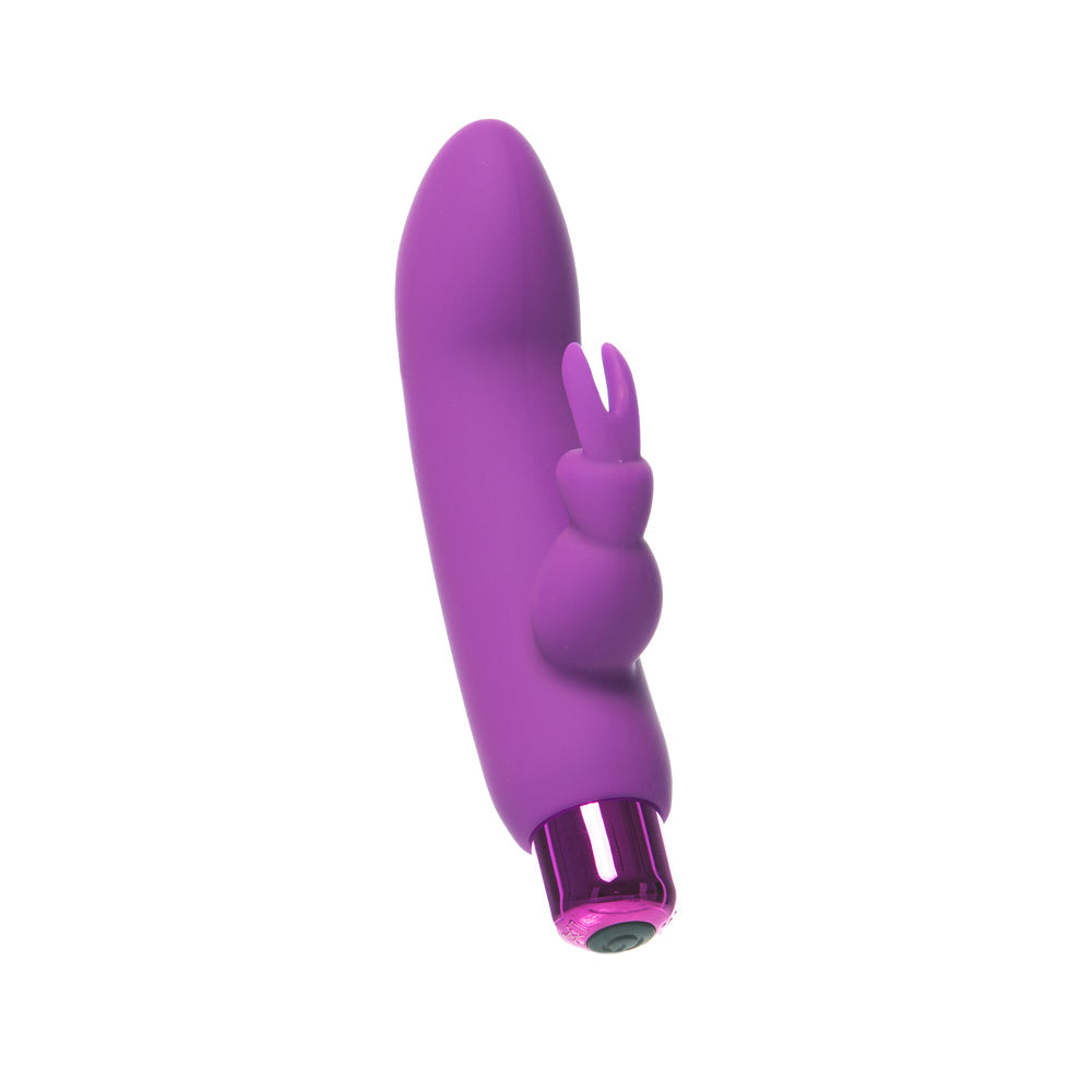Powerbullet Alice's Bunny Rechargeable Bullet Vibrator with Silicone Rabbit Sleeve Purple - Fantasies Boutique
