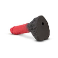 The Realm Lycan 10.5 in. Silicone Lock On Fantasy Werewolf Dildo Red - Fantasies Boutique