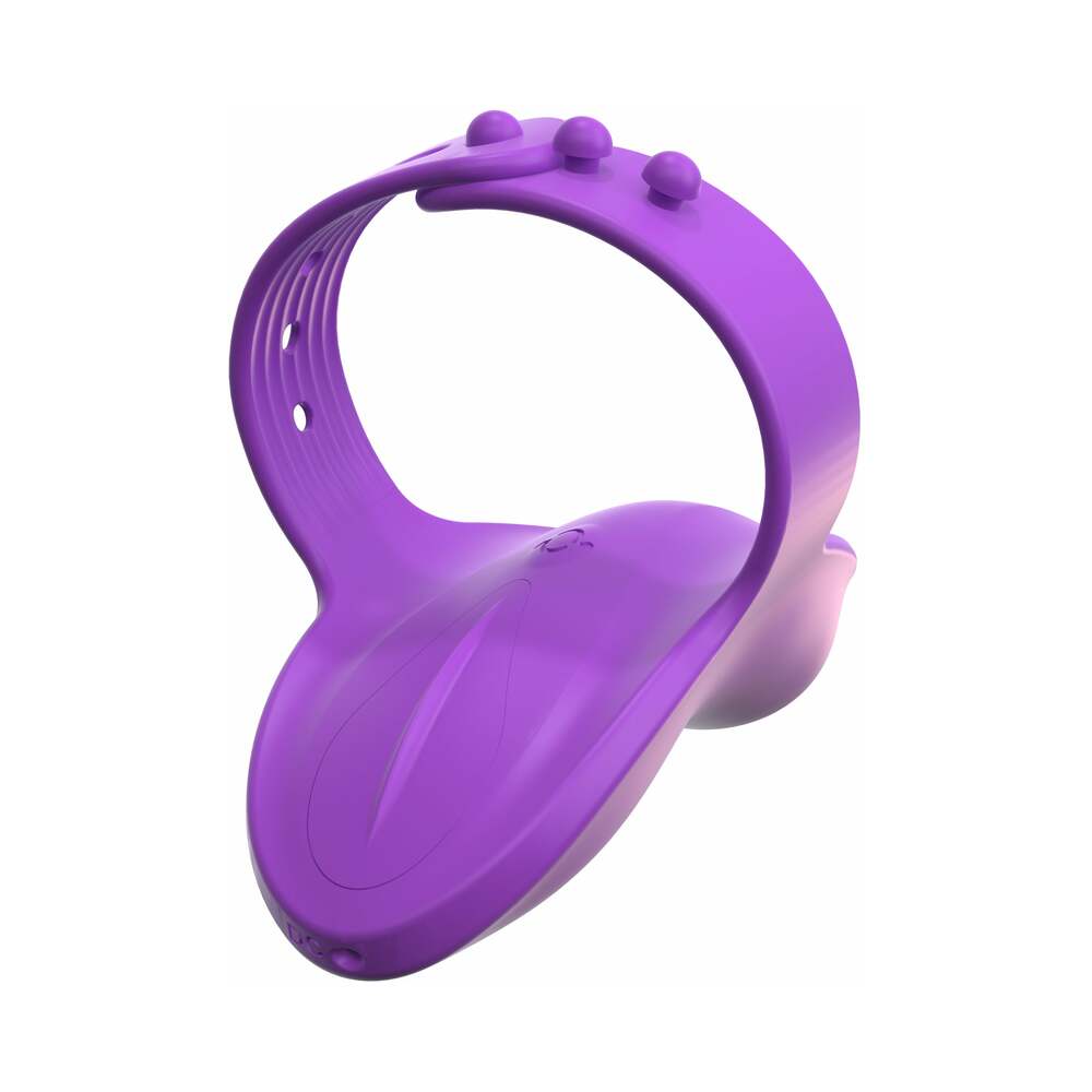 Fantasy For Her Rechargeable Adjustable Silicone Her Finger Vibe Purple - Fantasies Boutique