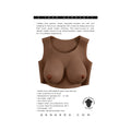 Gender X Undergarments Plate D-Cup Silicone Dark - Fantasies Boutique