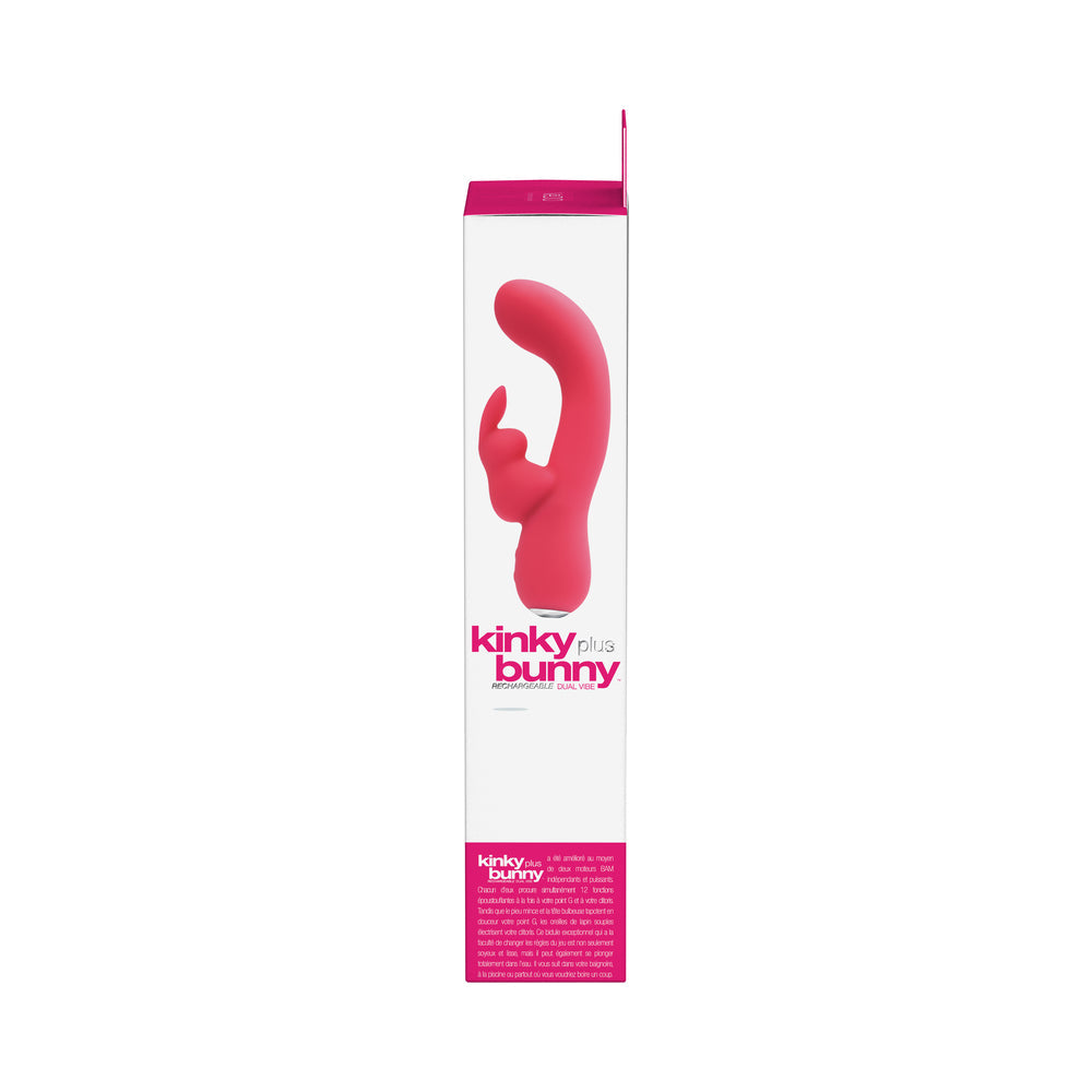 VeDO Kinky Bunny Rechargeable Rabbit Vibrator - Pretty In Pink - Fantasies Boutique
