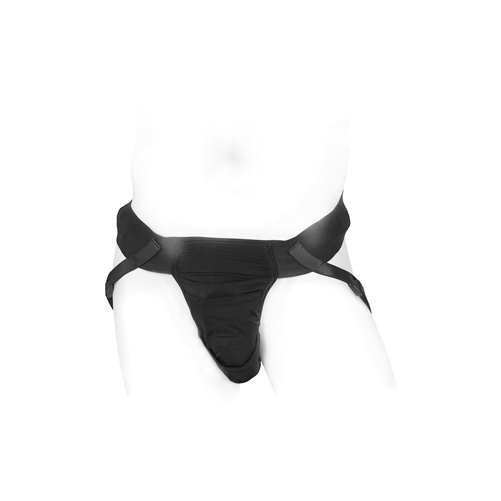 SpareParts Deuce Double Strap Harness Black Size A Regular - Fantasies Boutique