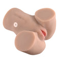Zero Tolerance Rear Beauty Rechargeable Remote Controlled Vibrating Sucking Dual Entry Masturbator TPE Light - Fantasies Boutique