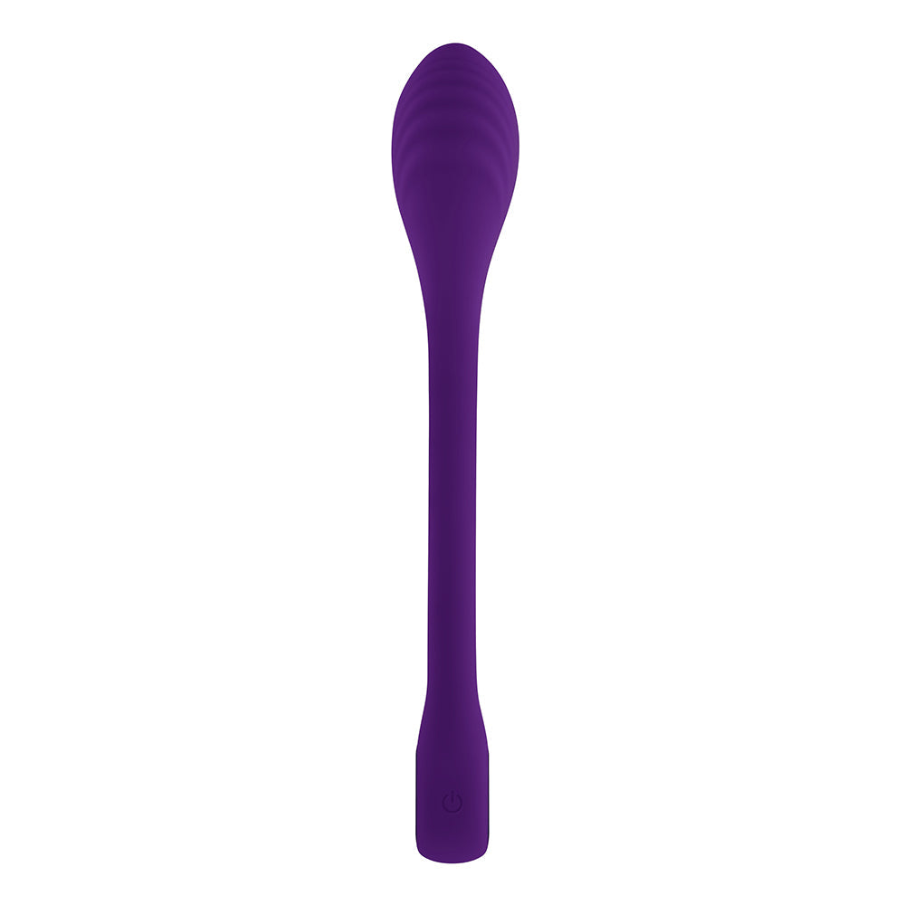 Playboy Spot On Rechargeable Posable Silicone G-Spot Vibrator Acai - Fantasies Boutique