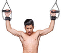 Strict Leather Fur Lined Nubuck Suspension Cuffs with Grip