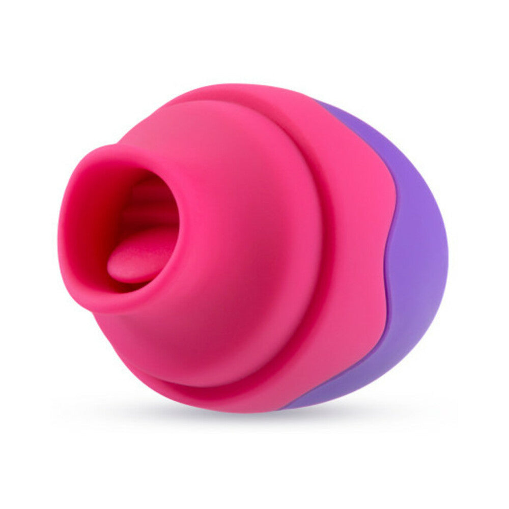 Aria Flutter Tongue Rechargeable Silicone Flicking Vibrator Purple - Fantasies Boutique