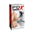 PDX Plus Perfect 10 Torso Dual Entry Masturbator Beige - Fantasies Boutique