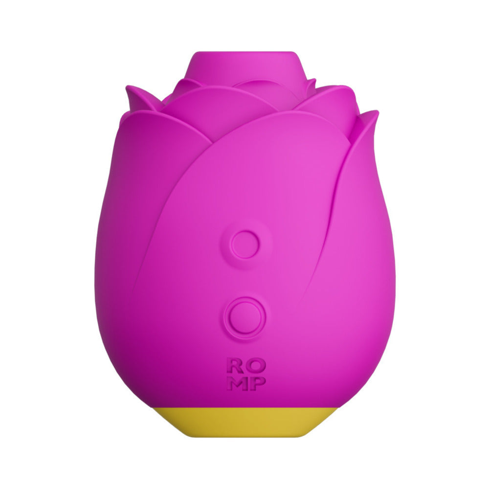 ROMP Rose Rechargeable Silicone Pleasure Air Clitoral Vibrator Pink - Fantasies Boutique