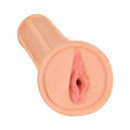 Curve Toys Mistress Perfect Pussy Taylor Vibrating Stroker with Simulated Pubic Bone Beige - Fantasies Boutique