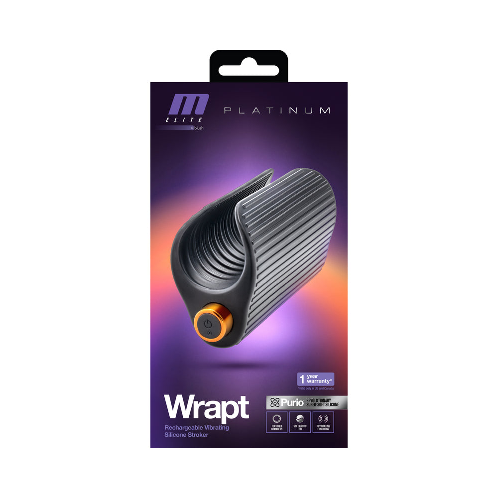 M Elite Platinum Wrapt Black - Fantasies Boutique