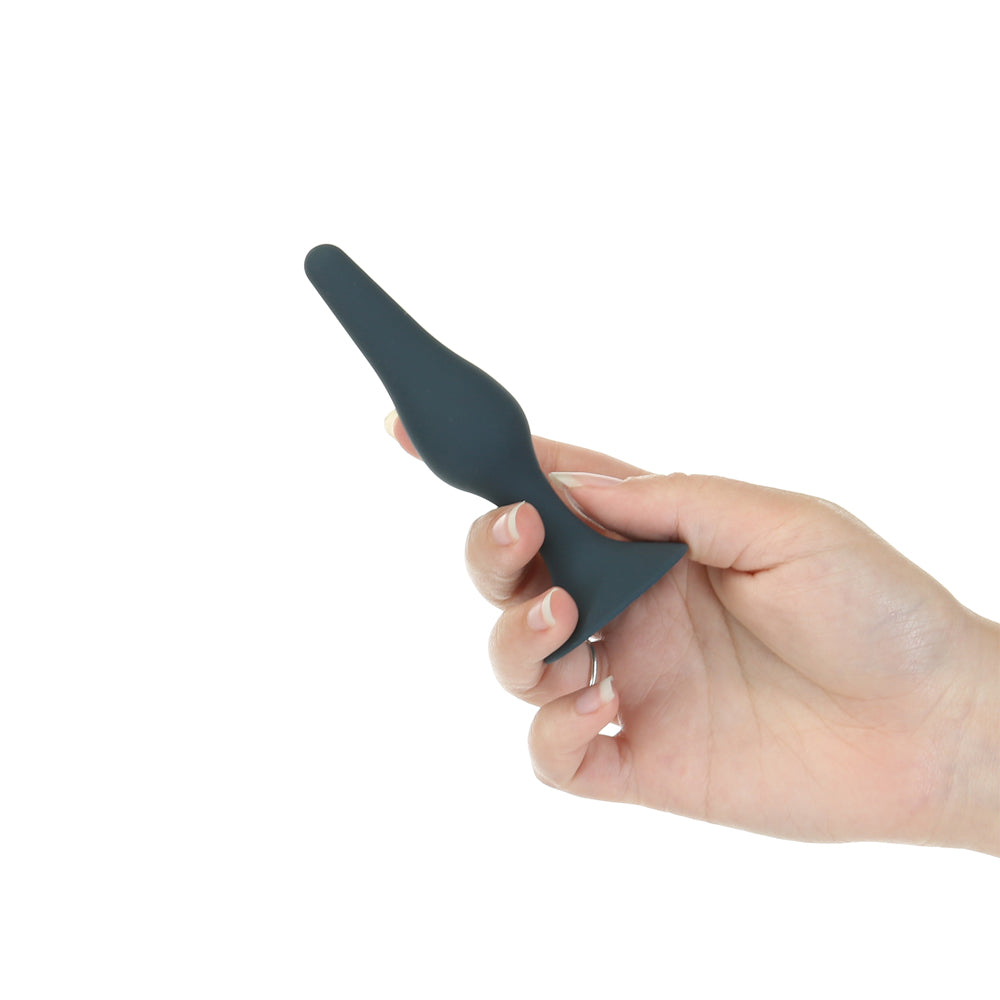 Lux Active Equip 7-Piece Anal Plug Training Kit Silicone Black - Fantasies Boutique