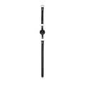 Ouch! Black & White Breathable Ball Gag With Bonded Leather Straps Black