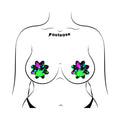 Pastease Vibrant Neon Paint Splatter Petal Breast Pasties