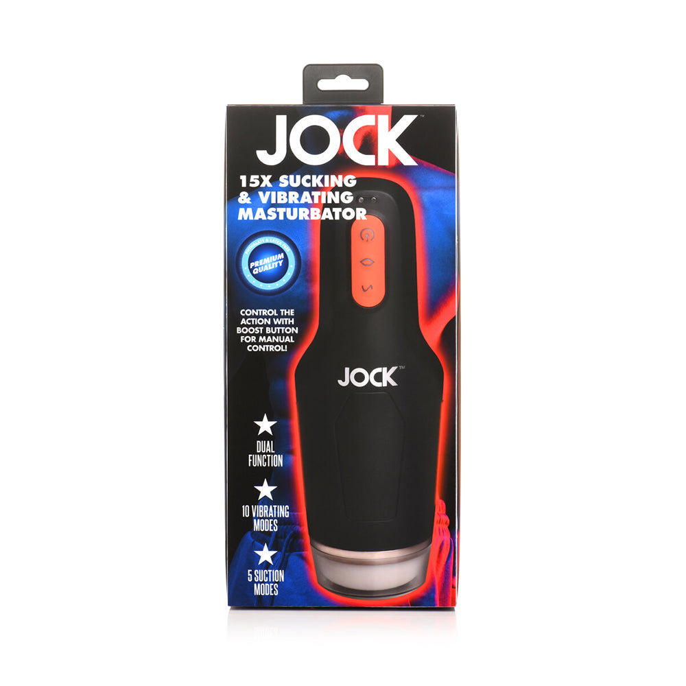 Jock 15X Sucking & Vibrating Masturbator - Fantasies Boutique