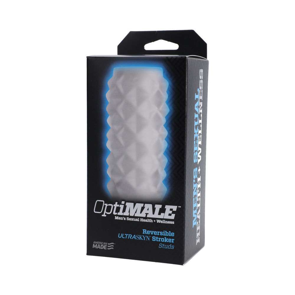 OptiMALE  Reversible UR3 Stroker  Studs Clear - Fantasies Boutique
