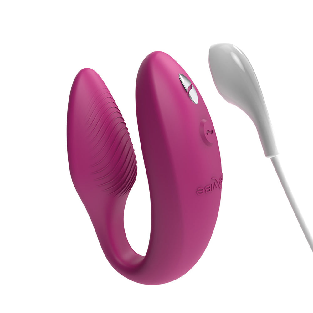 We-Vibe Sync 2 Rechargeable Silicone Couples Vibrator Rose - Fantasies Boutique