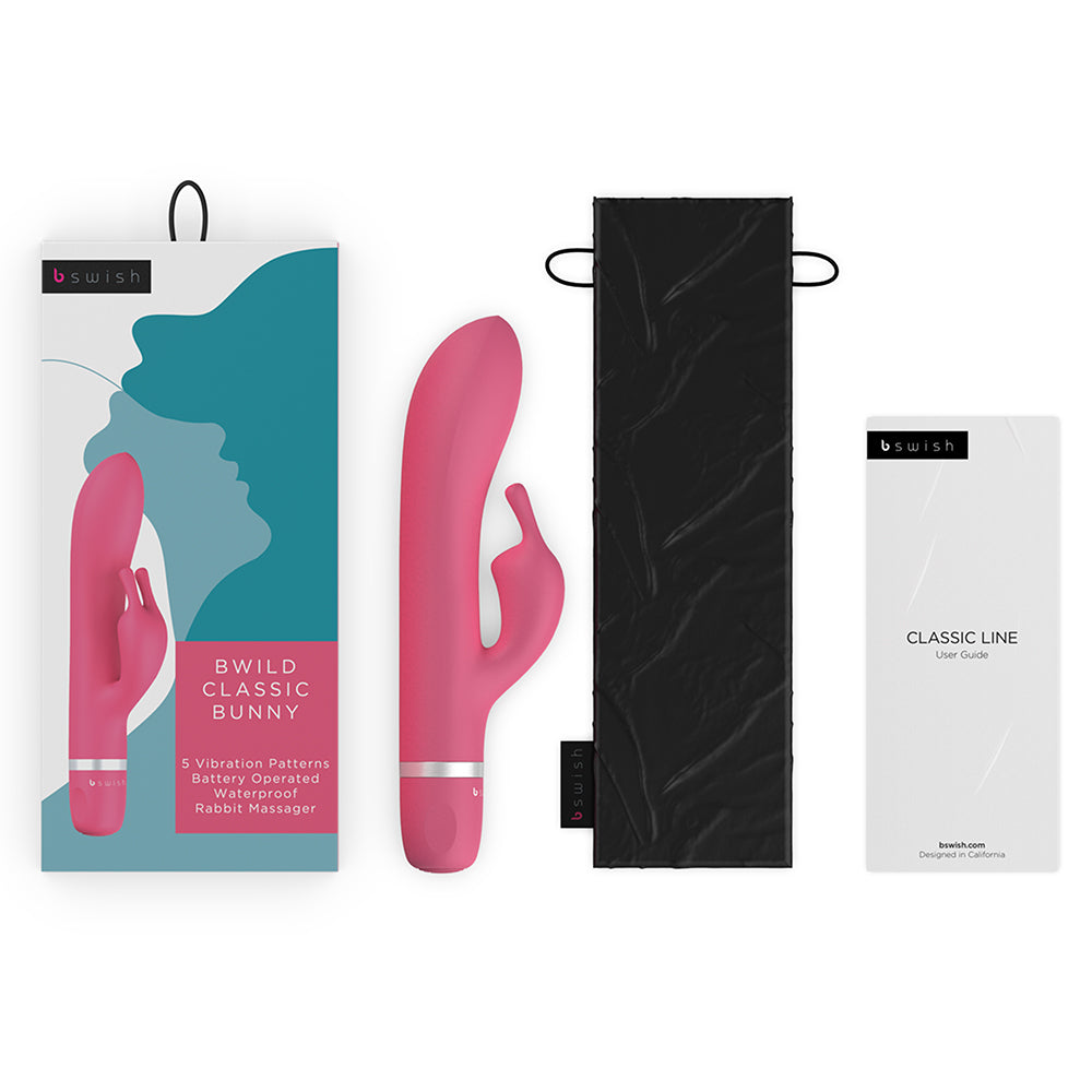 B Swish Bwild Classic Bunny Vibrator Guava - Fantasies Boutique