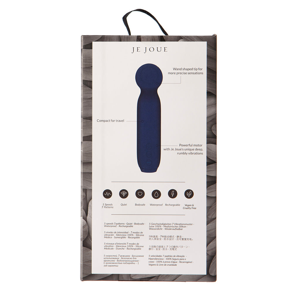 Je Joue Vita Rechargeable Silicone Wand Tip Bullet Vibrator Cobalt Blue - Fantasies Boutique