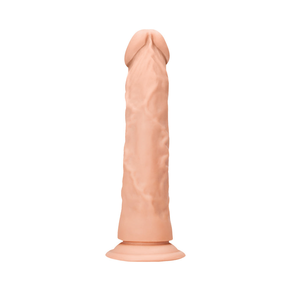 RealRock Realistic 9 in. Dildo With Suction Cup Beige - Fantasies Boutique