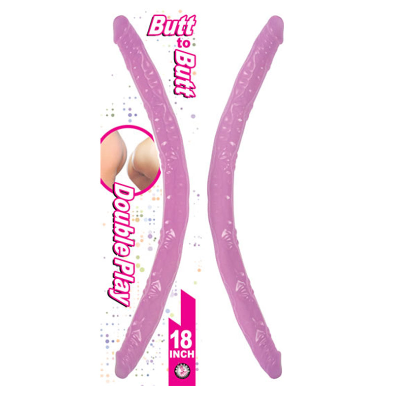 Butt To Butt Double Play Dong 18in Pink - Fantasies Boutique