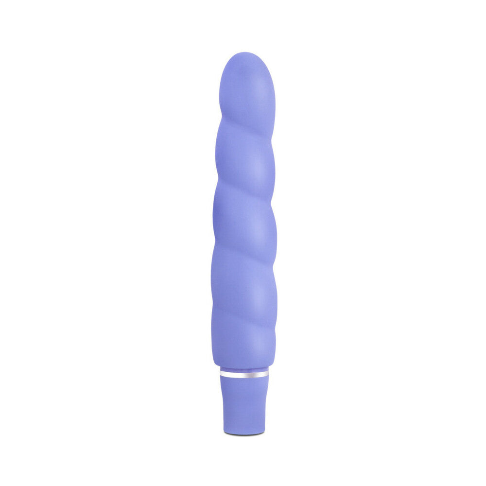 Blush Luxe Anastasia Silicone Slimline Vibrator Periwinkle - Fantasies Boutique