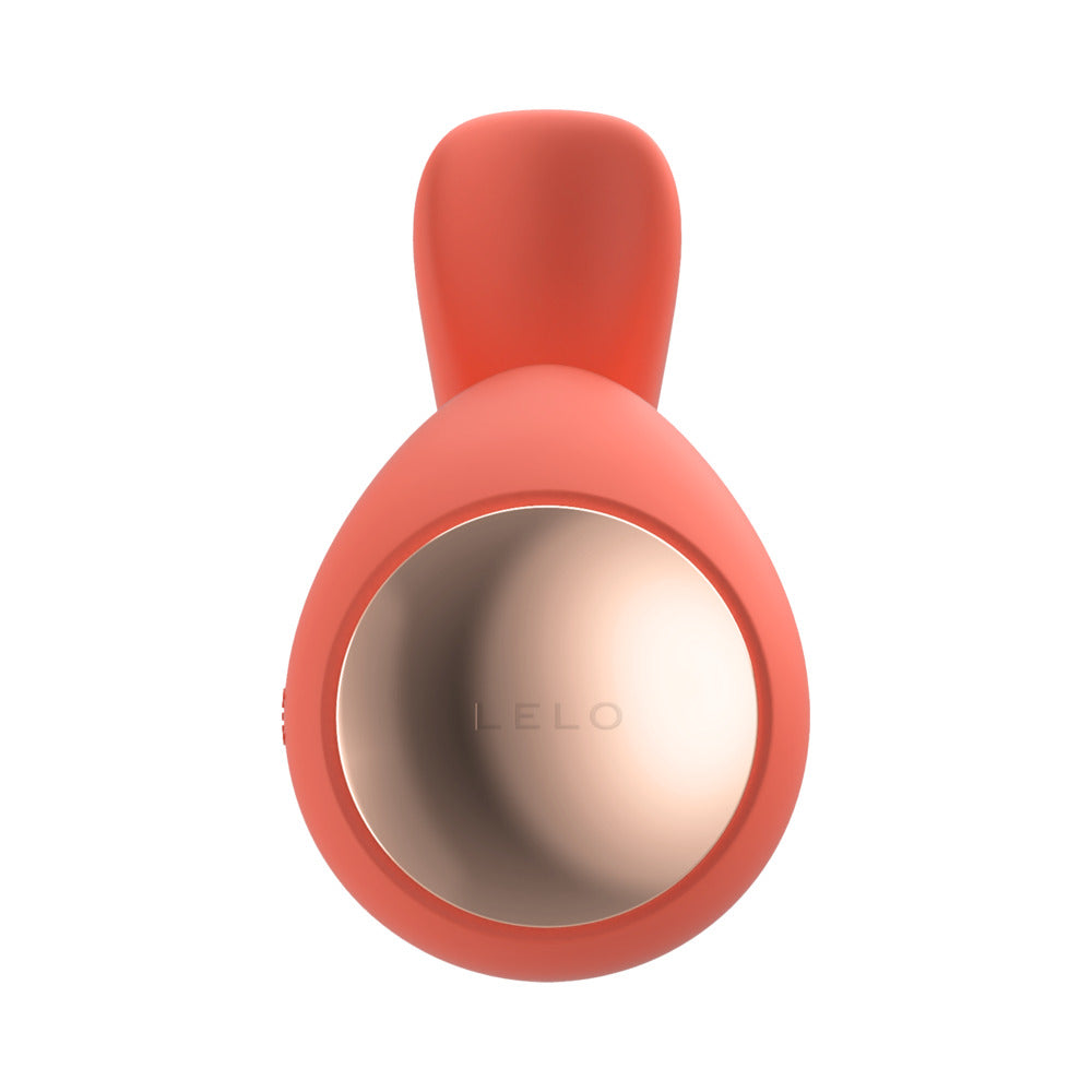 LELO IDA WAVE Rechargeable Dual Stimulator Coral Red - Fantasies Boutique
