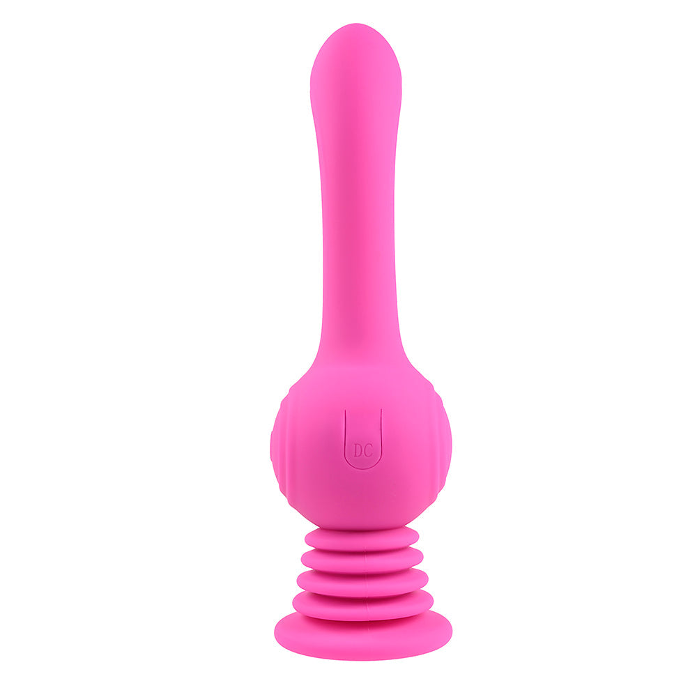 Evolved Gyro Vibe Rechargeable Gyrating Silicone Vibrator Pink - Fantasies Boutique