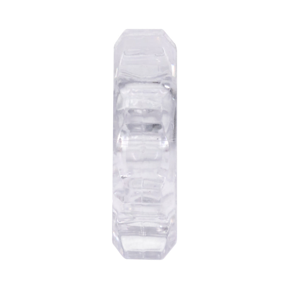 Rock Solid Gear Clear C Ring in a Clamshell - Fantasies Boutique