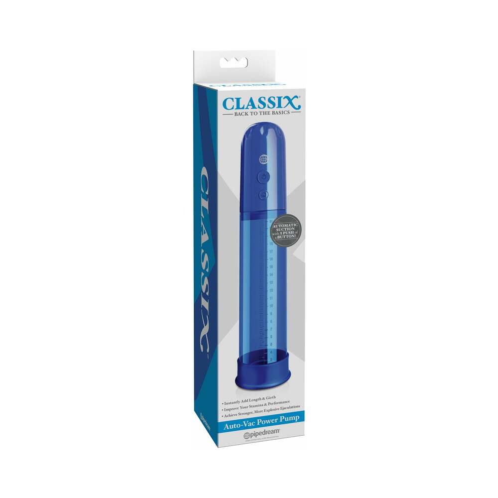 Classix Auto-Vac Power Pump Blue - Fantasies Boutique