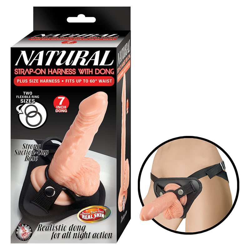 Natural Strap-On Harness With Dong - Fantasies Boutique