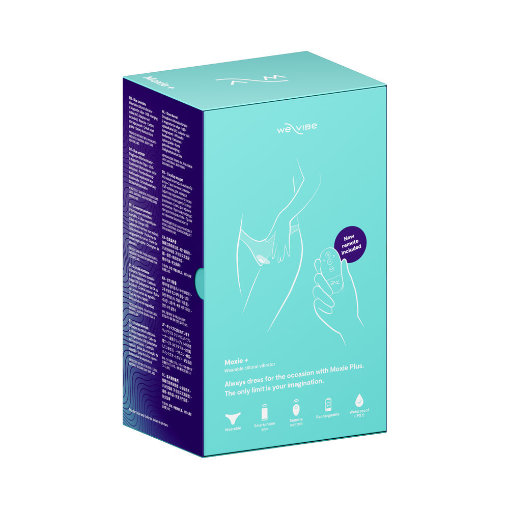 We-Vibe Moxie+ Wearable Clitoral Vibrator Teal