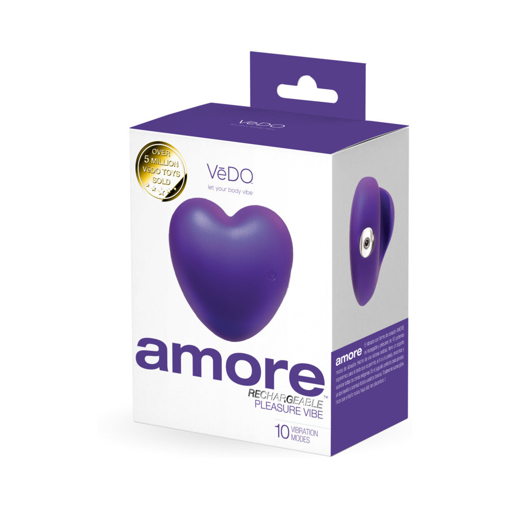 VeDO Amore Rechargeable Pleasure Vibe Purple - Fantasies Boutique