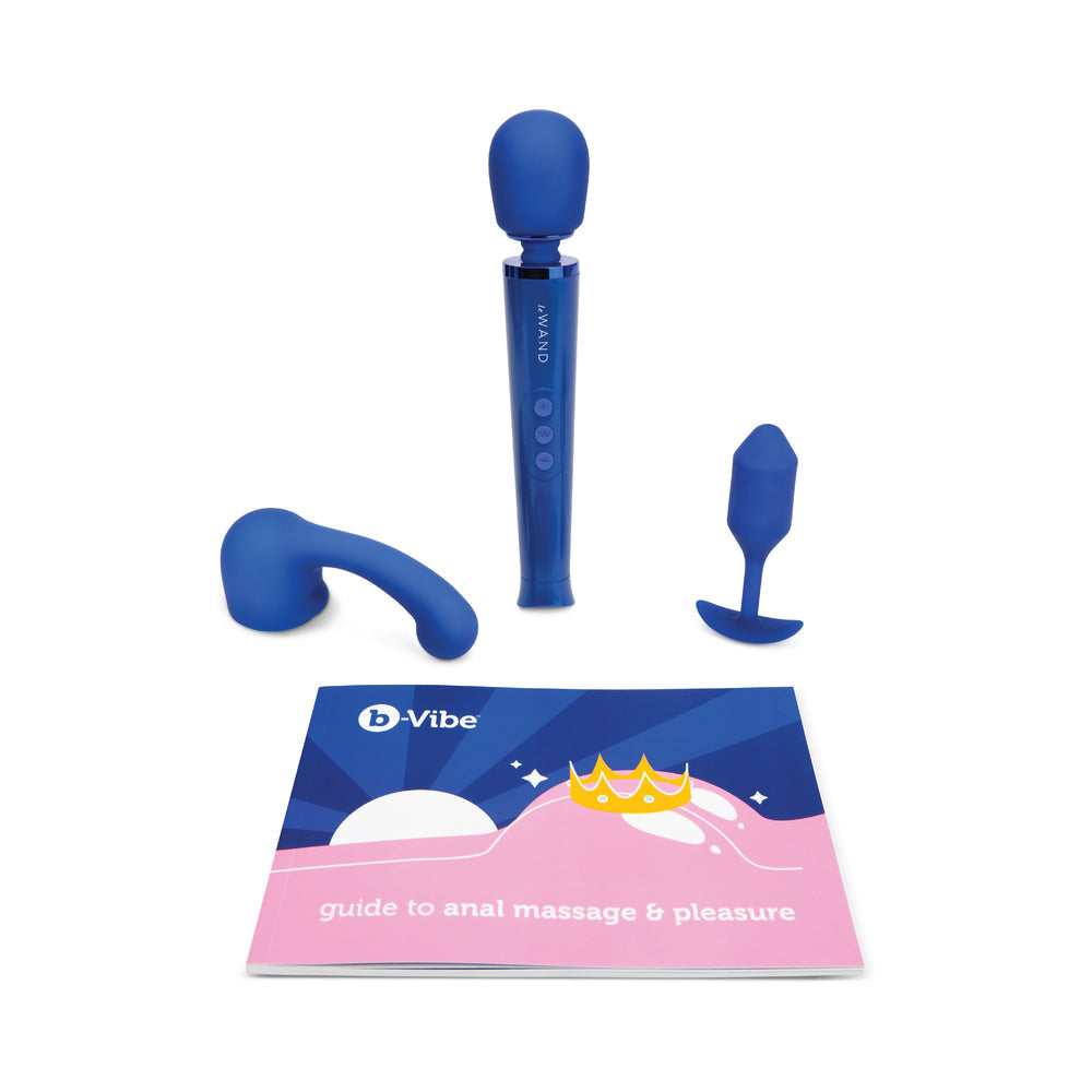 b-Vibe Anal Massage & Education Set Blue - Fantasies Boutique