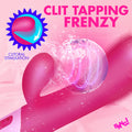 BANG! Clit Tapping Vibrating Rabbit Pink