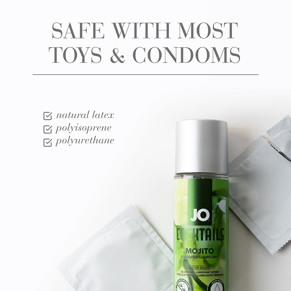 JO Cocktails Mojito Flavored Water-Based Lubricant 2 oz. - Fantasies Boutique