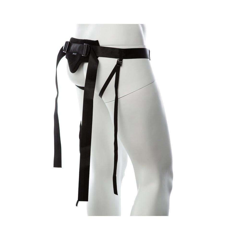 Gender Fluid Skylar Adjustable Strap-On Harness Black - Fantasies Boutique