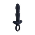 Gender X Slayer Rechargeable Ring Thruster Vibe Silicone Black - Fantasies Boutique