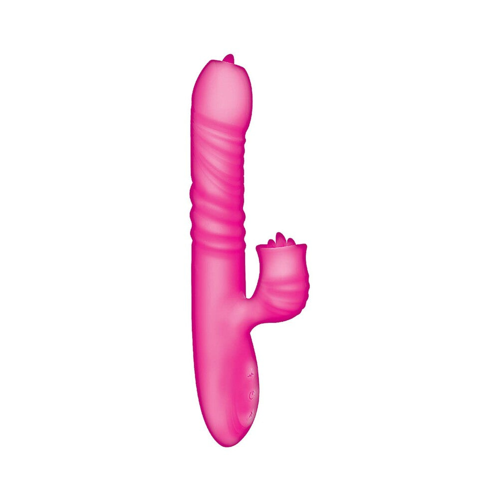 Passion Grabber Heat Up Dual Stimulator Pink - Fantasies Boutique