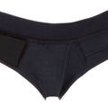 SpareParts Tomboi Cover Brief Style Underwear Harness Nylon Black/Black XS