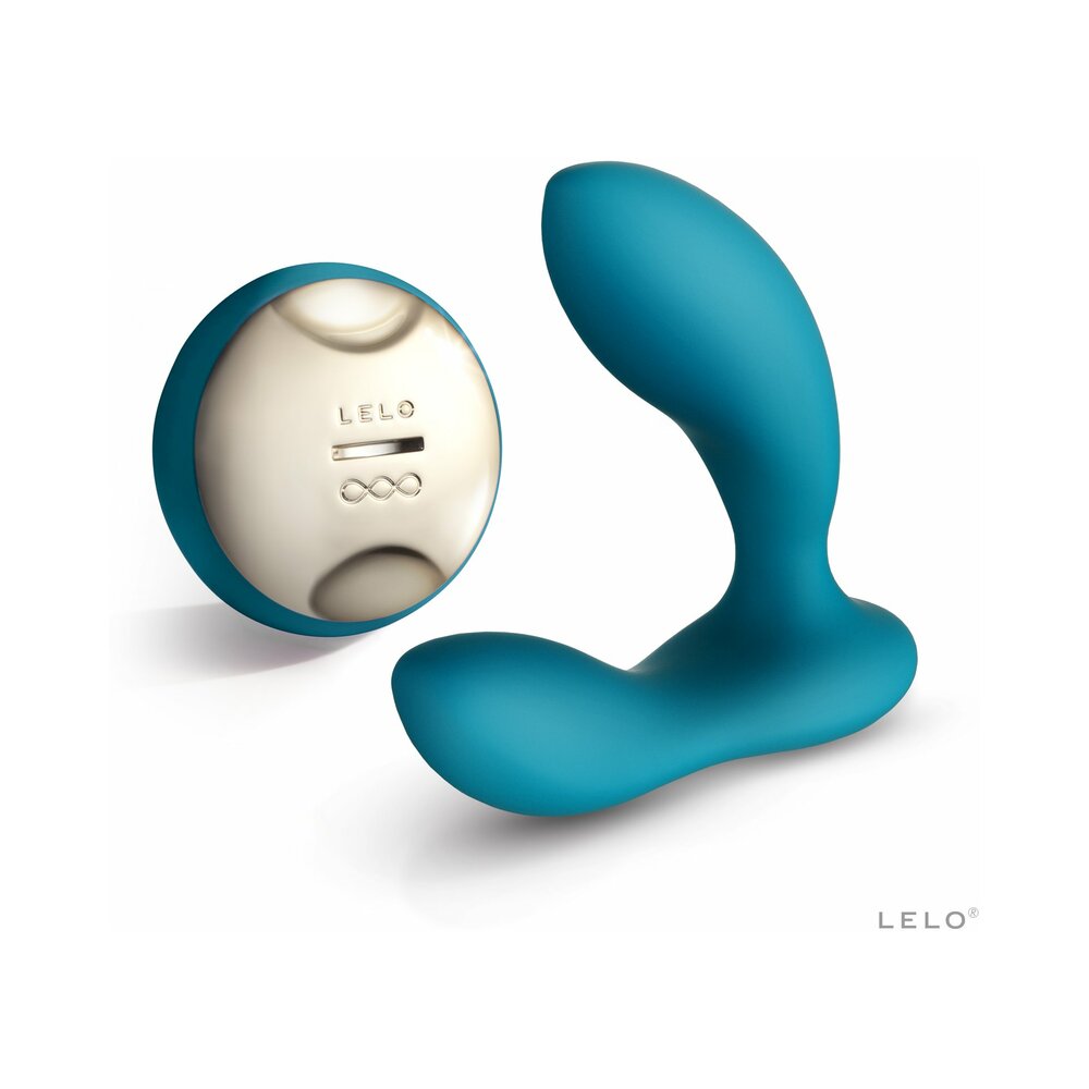 LELO HUGO Rechargeable Remote Control Prostate Vibrator Ocean Blue - Fantasies Boutique