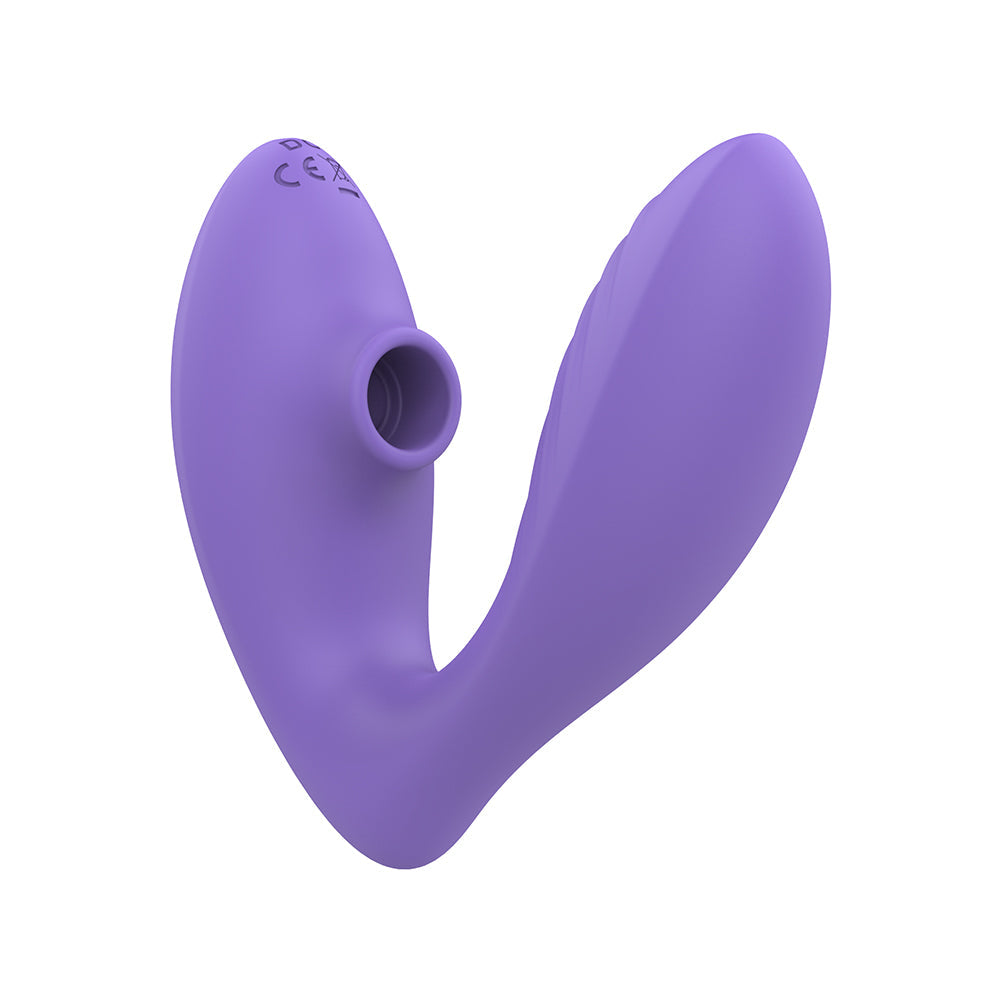 ROMP Reverb Rechargeable Silicone Clitoral and G-Spot Stimulator Purple - Fantasies Boutique