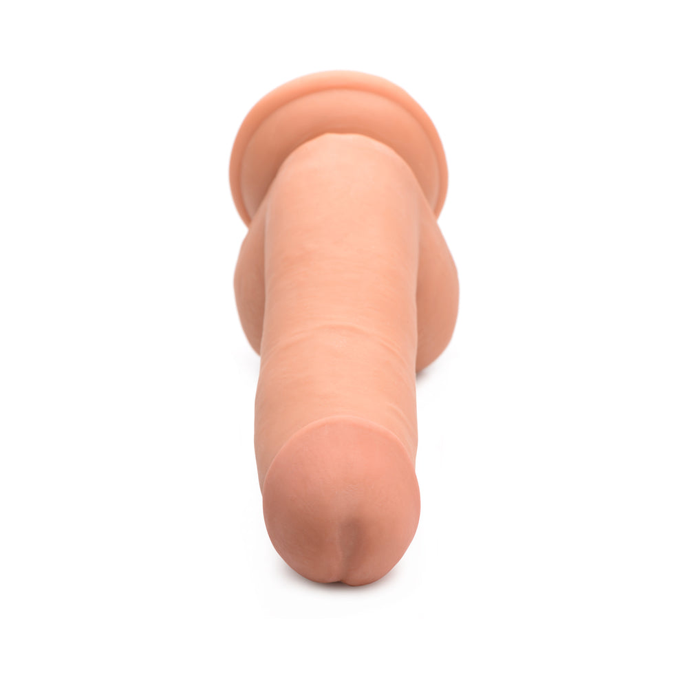 USA COCKS 8 in. Ameriskin Dual Density Dildo Medium